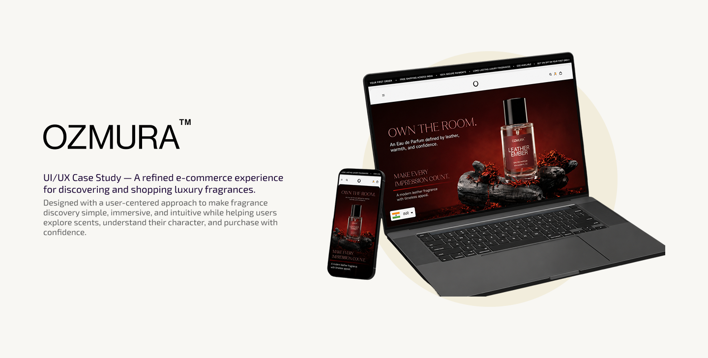 OZMURA™: A refined e-commerce experience for luxury fragrances